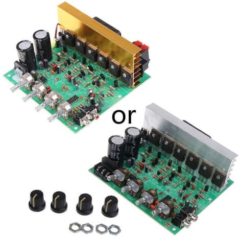 Carte Amplificateur Audio 2.1 Chaînes 2x100W + Subwoofer 120W pour Son Puissant (1/5)