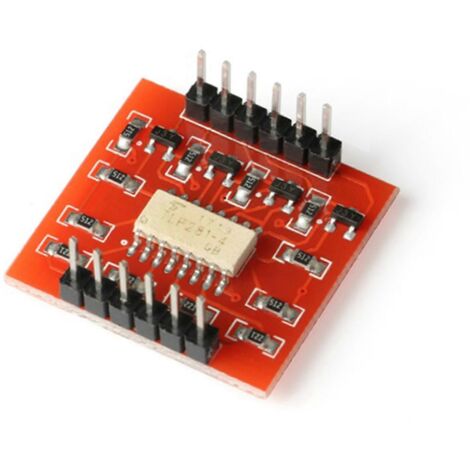 Module d'extension à 4 canaux opto-isolateur portable pour signaux haut/bas niveau (1/4)