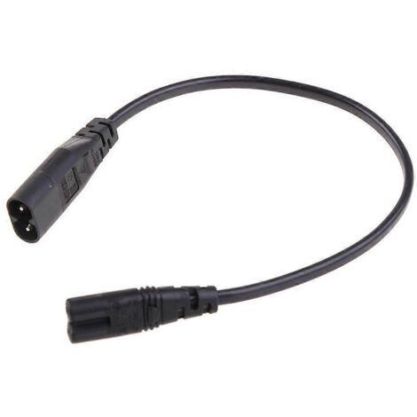Câble d'extension d'alimentation avec connecteur mâle C8 vers prise femelle C7 (1/5)