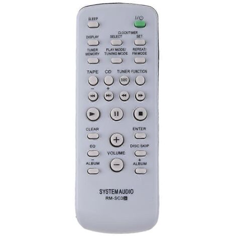 Télécommande pour Système Audio RM-SC55, Compatible MHC-RG221 et MHC-RG222 (1/4)