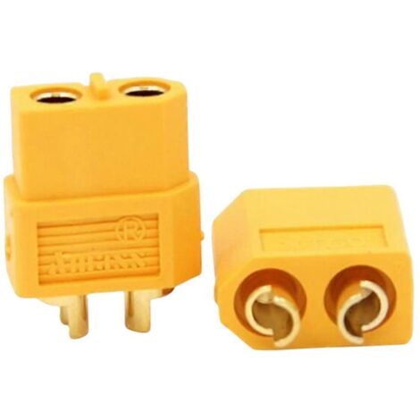 Connecteur XT60 Amélioré pour Batterie Lipo RC FPV - Prise Bullet Mâle Femelle (1/5)