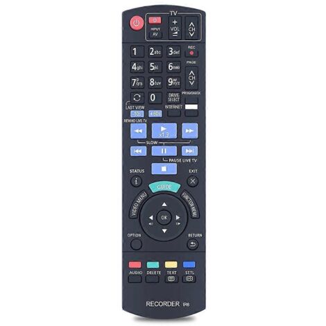Télécommande de Remplacement N2QAYB001077 pour Lecteurs Blu-ray et DVD (1/4)