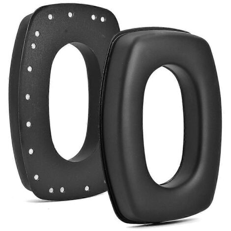 2 Pièces de coussinets en cuir de remplacement pour casque anti-bruit Howard Leight Honeywell Impact (1/5)