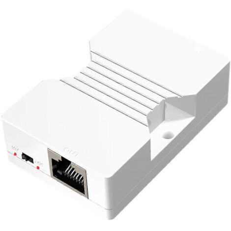 Extenseur POE 2 Ports 10Mbps, conforme IEEE 802.3/3x, entrée/sortie RJ45 pour réseau (1/4)
