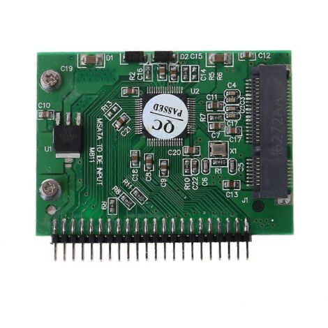Adaptateur IDE 44 broches vers mSATA pour disque dur, conversion pour ordinateur portable 2,5 pouces
