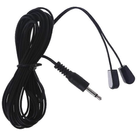 Câble émetteur infrarouge double pour télécommande de récepteur satellite (1/5)