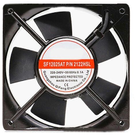 Ventilateur sans balai haute performance 12025, modèle SF12025AT 2122HSL, pour refroidissement efficace 220V. (1/4)