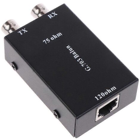 Convertisseur BNC vers RJ45 16 Voies pour Signaux Équilibrés et Déséquilibrés (1/5)