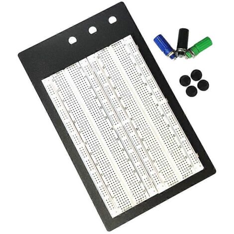Plaque d'essai sans soudure 1660 points, breadboard d'alimentation pour prototypage électronique (1/5)