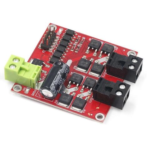 Module de Commande Moteur DC Double Canal L298 160W 7A 12V/24V Pont en H (1/5)