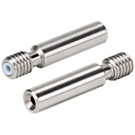 Voici une proposition de titre produit en français (caractères : 188) :
Tube thermique V6 Kraken lisse, 2 pièces, col en alliage de titane, barrière thermique pour imprimante 3D, pièce de rechange ha (1/5)