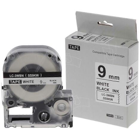 Étiquette adhésive pour imprimante Epson LW-400, LW-600P, LW-700, LW1000P - Ruban compatible haute qualité pour étiqueteuse Epson. (1/5)