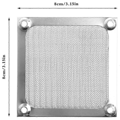 Filtre à Poussière DIY pour Ventilateur PC - Grille de Protection Anti-Poussière pour Refroidisseur de Boîtier (1/5)
