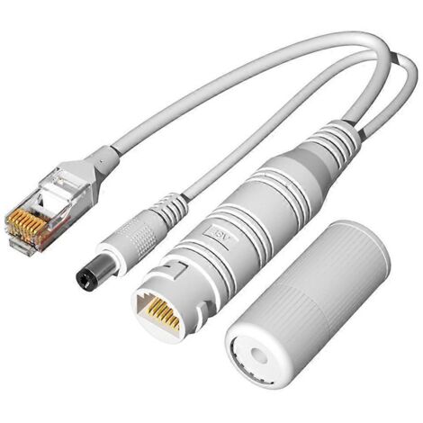 Alimentation PoE 48V Étanche avec Module Séparateur pour Caméras IP (1/5)