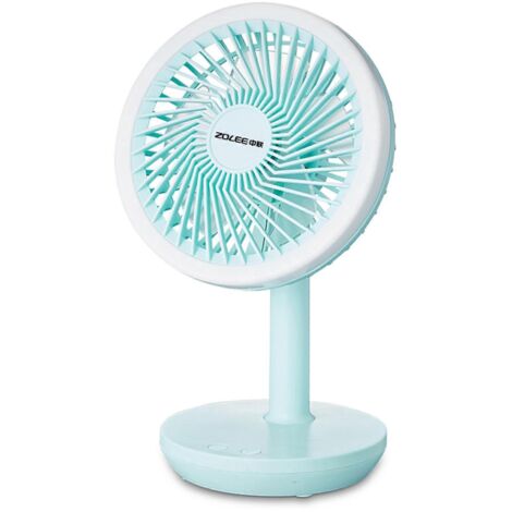 Ventilateur Plafonnier Extérieur LED Rechargeable 2400mAh 3 Vitesses pour Tente Randonnée Camping (1/5)