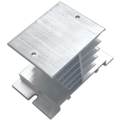 Relais à semi-conducteurs monophasé 10A-40A avec dissipateur thermique en aluminium SSR (1/5)