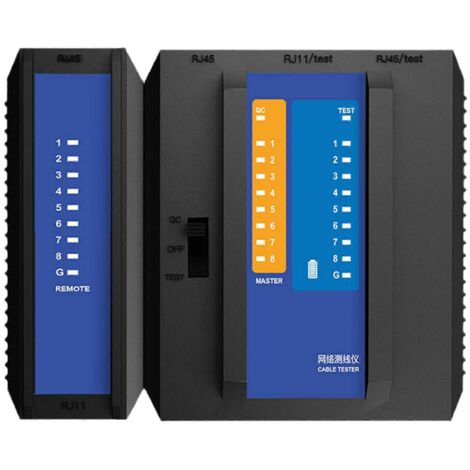 Testeur de Câble RJ45 Multifonction - Détection Rapide sans Attente (1/5)
