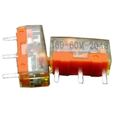 2 Interrupteurs Souris Or 60 Millions Clics Microswitch Bouton Doré (1/5)