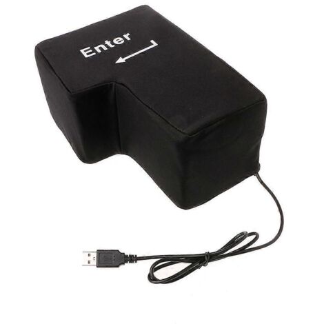 Gros coussin de détente en forme de touche Entrée USB pour ordinateur (1/5)