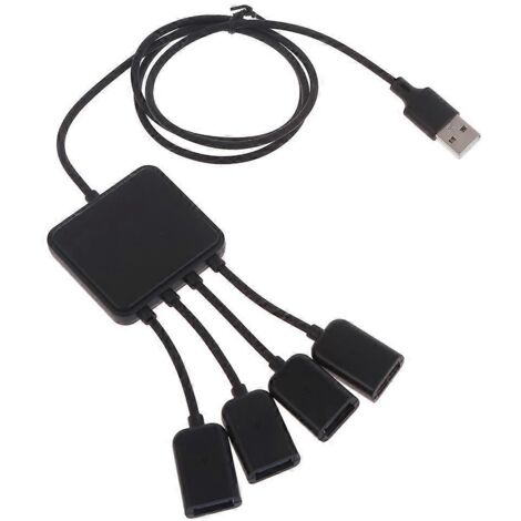 Hub USB 4 Ports 2.0 - Concentrateur pour Transfert Rapide et Charge Simultanée (1/4)