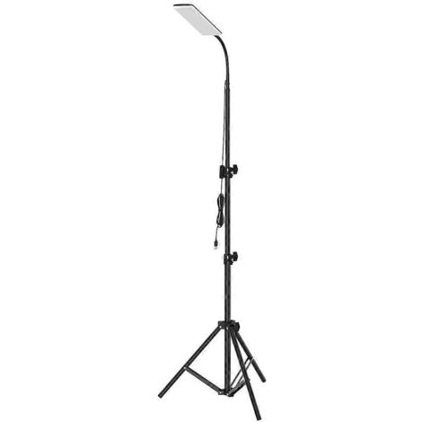 Lampe LED USB réglable avec trépied pour visioconférence et streaming (1/5)
