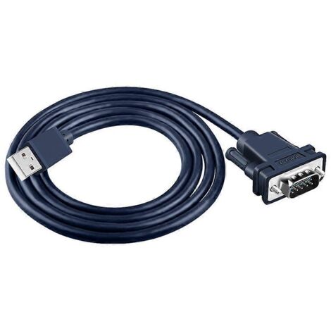 Adaptateur USB vers RS232 DB9 Mâle pour Windows 10 et 8, Câble Série USB 2.0 (1/5)
