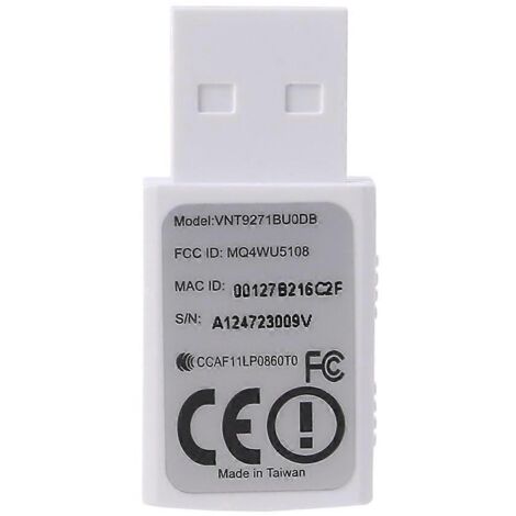 Carte WiFi USB avec Chipset Atheros AR9271 pour Windows 7/8, Adaptateur Réseau Sans Fil