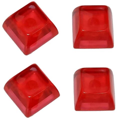 4 Caps Résine Personnalisés SA R3 Rétroéclairés Pour Clavier Mécanique Transparents (1/5)