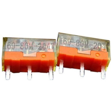 2 Interrupteurs Souris Dorés 80 Millions de Clics Micro Switch TTC Bouton Doré (1/5)