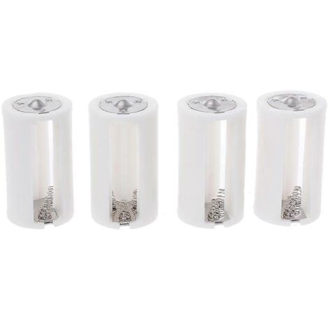Boîtier de Rangement Transparent Portable pour Piles AA à D - Étui de Protection (1/5)