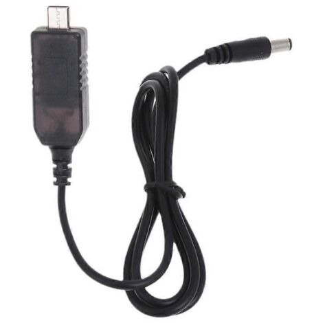 Câble d'alimentation 8.4V Type-C vers DC5521 pour batterie lithium, adaptateur secteur USB-C (1/4)