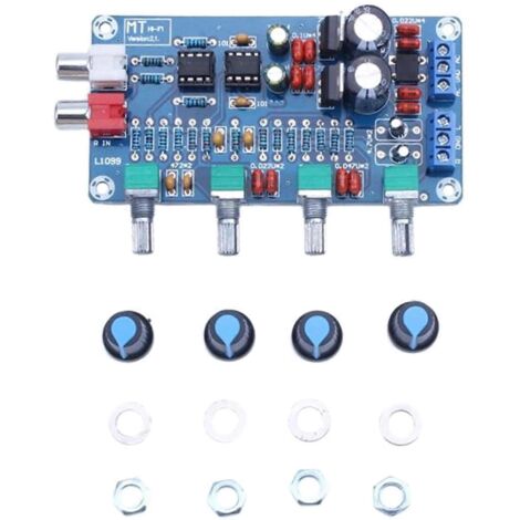 NE5532 Carte Préamplificateur Audio avec Réglage Volume et Graves-Aigus (1/5)