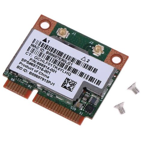 Carte réseau sans fil Mini PCIe double bande 2.4G/5G Bluetooth 4.0 compatible BCM943228HMB et HP (1/5)
