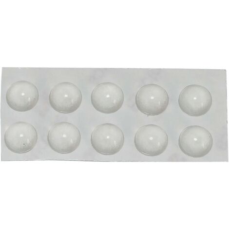 Coussinets adhésifs transparents 8mm pour clavier et portes de meuble (1/5)