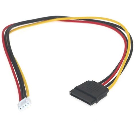 Câble d'alimentation adaptateur fiable 4 broches vers 15 broches SATA pour disquette (1/5)