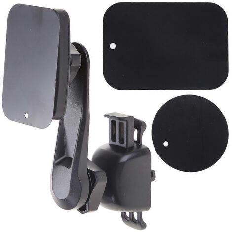 Support téléphone voiture robuste, support universel ajustable 360°, bras anti-affaissement, maintien solide pour tous smartphones. (1/4)