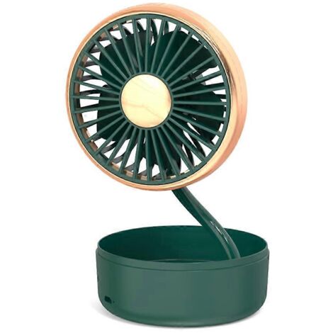 Ventilateur USB de bureau silencieux, refroidisseur d'air réglable à trois vitesses, ventilateur de table portable pour ordinateur (1/4)
