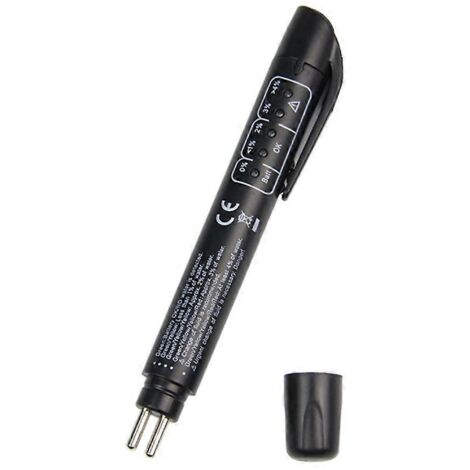 1. Stylo testeur de liquide de frein à 5 indicateurs LED, outil de diagnostic de freinage automobile. (1/4)