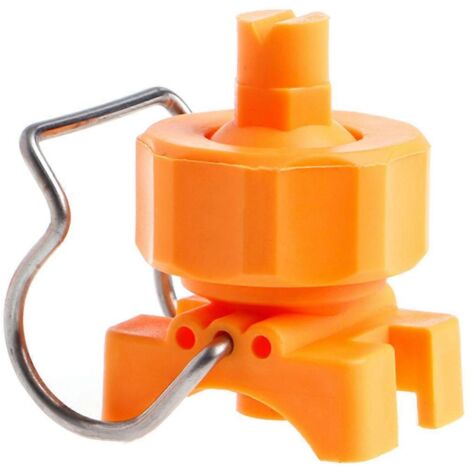 3/4" Buse réglable à jet plat, cône plein, pince à clip pour arrosage et irrigation. (1/4)