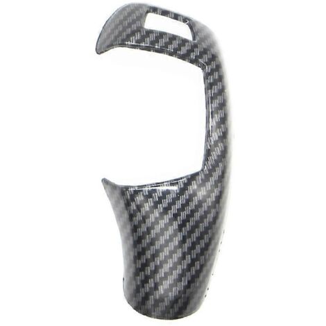 Manette de vitesse ABS - Protection adhésive pour pommeau de levier de vitesses, compatible BMW Série 1/3/4/5, X3, X5 - Autocollant de garniture décorative et protectrice. (1/4)