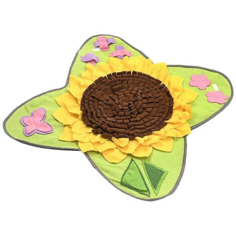 Tapis de Reniflement pour Chien - Jeu de Nourriture Anti-Stress, Tapis d'Activité pour Stimuler l'Odorat et Ralentir l'Alimentation (1/4)