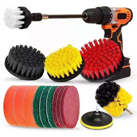 16Pcs Brosse de Détail Auto, Kit de Nettoyage pour Jantes, Aérations, Intérieur Voiture – Pinceaux de Finition Précis. (1/4)