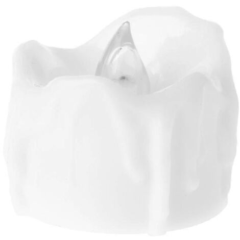 Bougies LED sans flamme, scintillantes, électriques, pour thé, mariage, décoration de Noël, neuves, pack de 12, chaleureuses et sécurisées. (1/4)