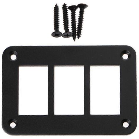 Panneau de supports pour interrupteurs à bascule 2/3/4/6 voies, boîtier de montage pour bateau, voiture, remorque.