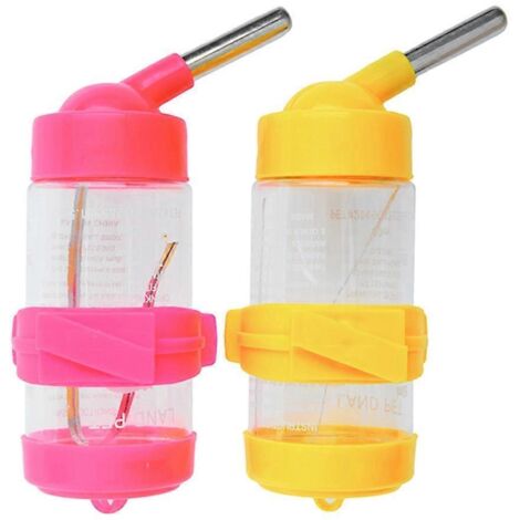 Voici une proposition de titre optimisé en français (moins de 190 caractères) :
Bouteille d'eau suspendue pour hamster mini, distributeur automatique anti-fuite pour rongeurs, accessoire de cage pour (1/4)