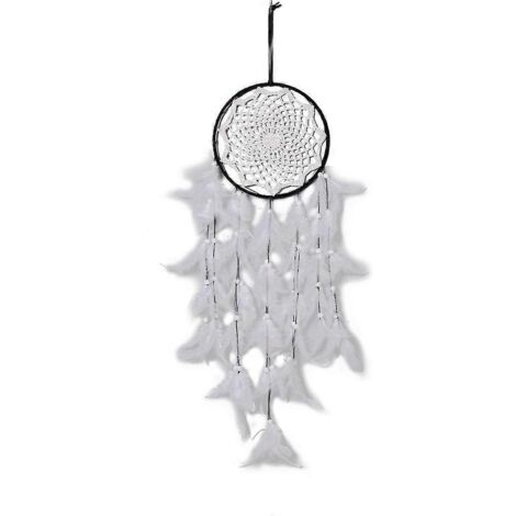 Plume Attrape-Rêves Carillon Suspendu Auto Décoration Murale Chambre Fille Maison Porte-Bonheur Artisanat (1/4)