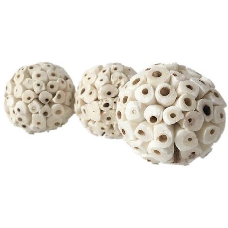 Boule à mâcher racine pour animaux - Jouet de broyage dentaire lapin, nettoyage des dents, jouet molaire pour rongeurs. (1/4)