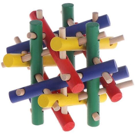 Petit jouet roulant en bois avec nœud pour rongeurs, balle à grignoter pour écureuil, hamster, lapin, idéal pour enfants et adultes, jouet d’activité naturel. (1/4)