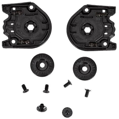 Casque moto accessoire plaque support pour AXXIS DARKENS, HAWK - Pièce de rechange et équipement de protection. (1/4)