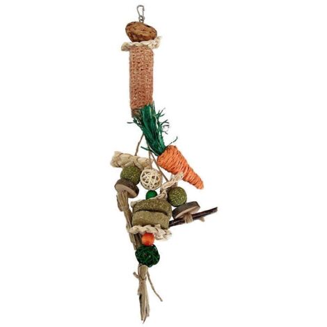 Gâteau d'herbe et bloc de bois pour lapin, jouet à ronger pour chinchillas, broyage des dents, accessoire naturel pour rongeurs. (1/4)